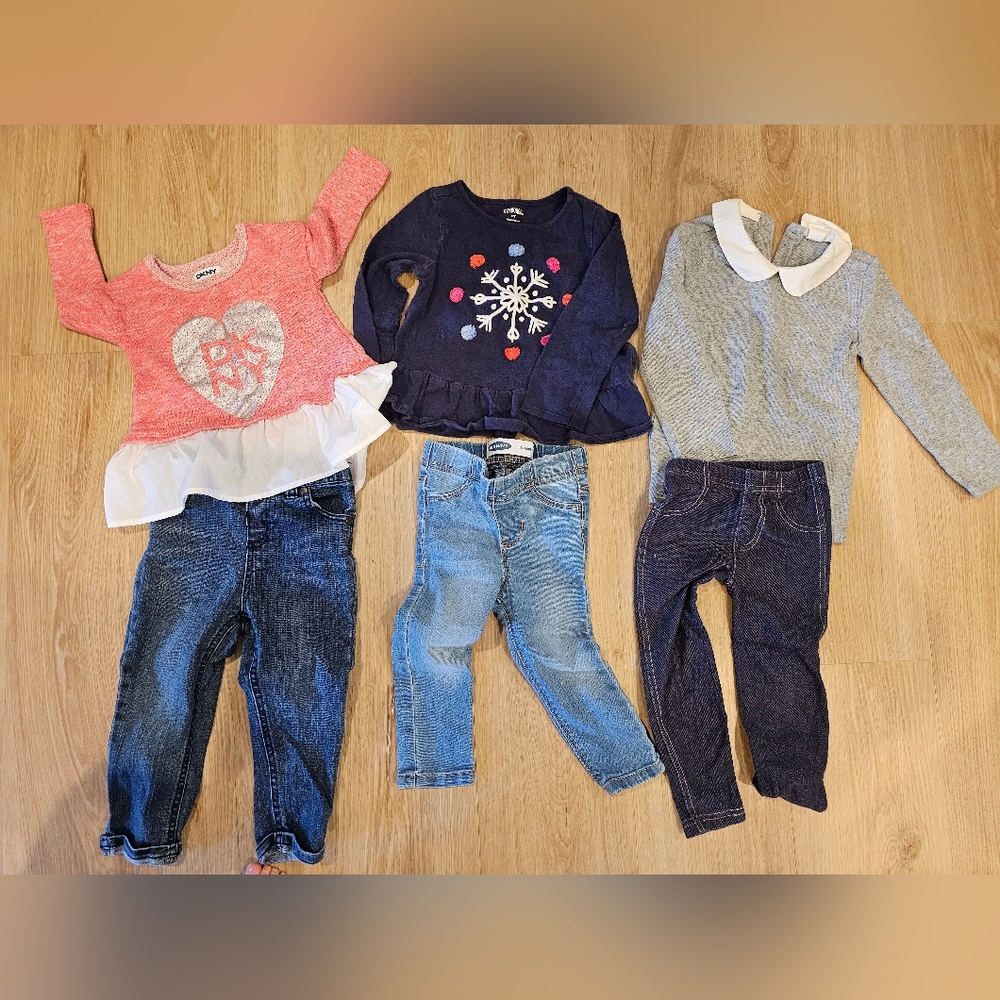13. Baby girls winter clothes  18 24 2t